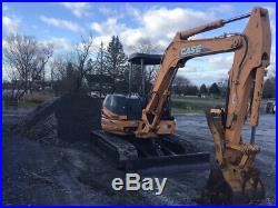 2007 Case CX50B Hydraulic Mini Excavator with Thumb One Owner Only 3400 Hours