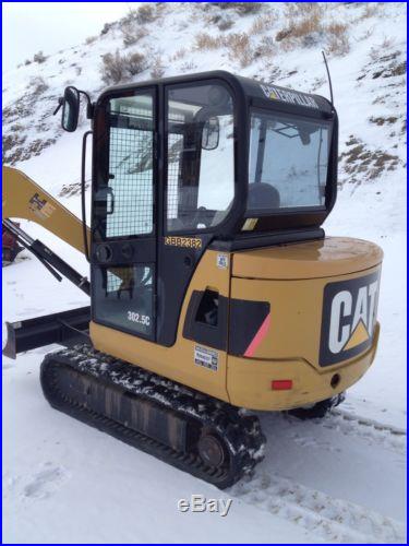 2007 Cat 302.5C Mini Excavator, Low Hours, AC, 2 Buckets