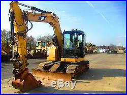 2007 Caterpillar 308D Hydraulic Excavator, Full Cab, Street Pads, 4684 Hours