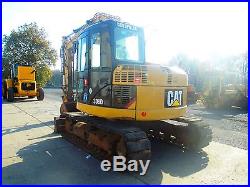 2007 Caterpillar 308D Hydraulic Excavator, Full Cab, Street Pads, 4684 Hours