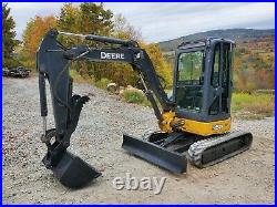 2007 Deere 35d Excavator Enclosed Cab Heat A/c Hydraulic Thumb Nice! We Finance