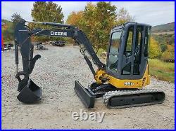 2007 Deere 35d Excavator Enclosed Cab Heat A/c Hydraulic Thumb Nice! We Finance