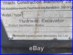 2007 Hitachi ZX50 Midi Excavator with Cab