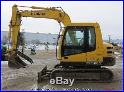 2007 Hyundai Robex 80-7 Hydraulic Excavator Hydraulic Thumb Blade Cab bidadoo