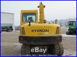 2007 Hyundai Robex 80-7 Hydraulic Excavator Hydraulic Thumb Blade Cab bidadoo