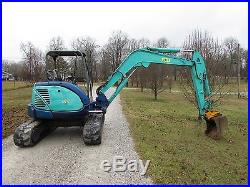2007 Ihi 55nx Mini-midi Excavator / Zero Tail / 12000 Lb / Only 2600 Hrs / Nr