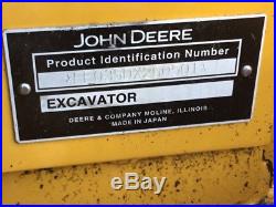 2007 John Deere 35D Mini Excavator withCab