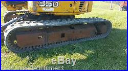 2007 John Deere 35D Mini Excavator with Hydraulic Thumb Tracked Hoe Plumbed Blade