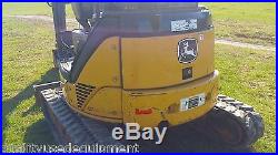 2007 John Deere 35D Mini Excavator with Hydraulic Thumb Tracked Hoe Plumbed Blade