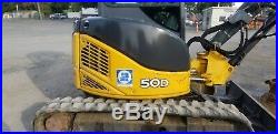 2007 John Deere 50D Mini Excavator WithCab Just Serviced! Nice Clean Machine