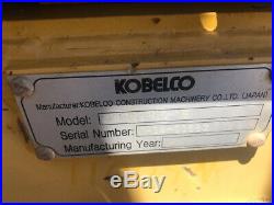 2007 Kobelco SK135SR LC-1 Hydraulic Excavator Job Ready