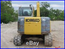 2007 Kobelco SK80CS-1E Excavator Cab A/C Heat Dozer Blade Track Hoe bidadoo