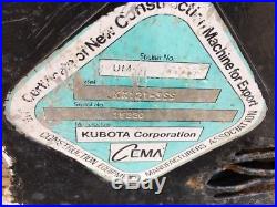 2007 Kubota KX121-3 Mini Excavator with Angle Blade