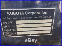 2007 Kubota KX161-3 Hydraulic Mini Excavator with Cab Angle Blade