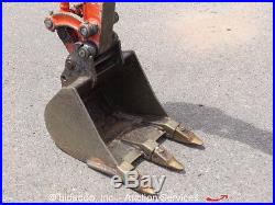 2007 Kubota U15 Mini Excavator Backhoe Extendable Rubber Tracks 2 Buckets Blade