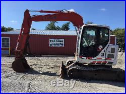 2007 Link Belt 75 Spin Ace Midi Excavator with Cab & Thumb