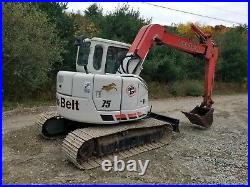 2007 Link Belt Spin Ace 75 Excavator 17k Lb Enclosed Cab Steel Tracks Z Boom