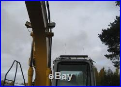 2007 New Holland E135SR Excavator A/C & heat withhydraulic thumb NO RESERVE