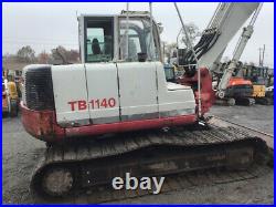 2007 Takeuchi TB1140 Hydraulic 30000Lb Excavator with Cab Blade Only 6000Hrs CHEAP