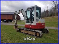 2007 Takeuchi TB153FR Mini Excavator Hydraulic Tracked Hoe Construction Machine