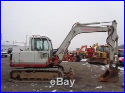 2007 Takeuchi TB175 Excavator, Cab/Heat/Air, Blade, Aux Hyd, 6,561 Hours