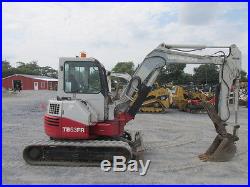 2007 Takeuchi TB53FR Mini Excavator withCab & Hydraulic Thumb