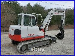 2007 Takeuchi Tb175 Excavator Cab Hydraulic Thumb Very Nice! Ready To Work