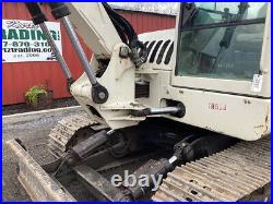 2007 Terex TC125 Hydraulic Excavator with Cab Backfill Blade & 3rd Valve 2200 Hrs