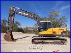 2007 Volvo EC210CL Hydraulic Excavator A/C Cab Hyd Q/C 30 Bucket AUX bidadoo