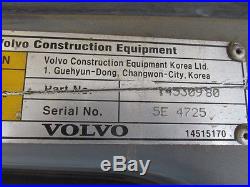 2007 Volvo EC55B Midi Excavator withCab & Thumb