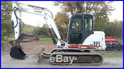 2008 Bobcat 337 Excavator Cab Heat A/c Thumb Low Hrs Ready 2 Work In Pa We Ship