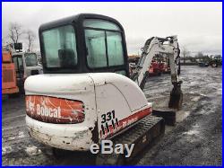 2008 Bobcat 331EG Hydraulic Mini Excavator with Cab Extend-A-Hoe Only 3100Hrs