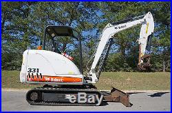 2008 Bobcat 331-G Excavator n Mississippi NO RESERVE -7,500# Machine 1,653 Hours