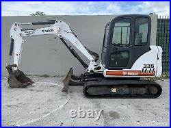 2008 Bobcat 335g Enclosed Cab Ac Excavator. Only 270 Hours! 335 Mini Excavator