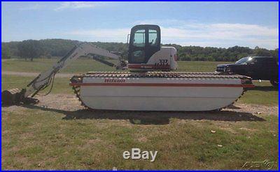 2008 Bobcat 337 Wilson Mini Floating Excavator TEXAS