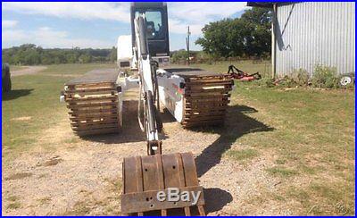 2008 Bobcat 337 Wilson Mini Floating Excavator TEXAS