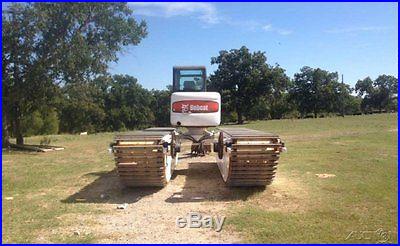 2008 Bobcat 337 Wilson Mini Floating Excavator TEXAS