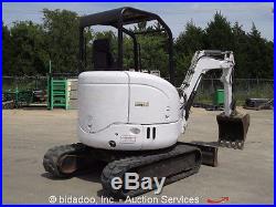 2008 Bobcat 425G Mini Excavator Rubber Track Backhoe Blade Aux Hydraulic bidadoo