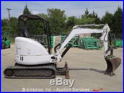 2008 Bobcat 425G Mini Excavator Rubber Track Backhoe Blade Aux Hydraulic bidadoo