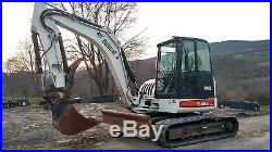 2008 Bobcat 442 Excavator Cab Heat A/c Thumb Low Hrs Ready 2 Work In Pa We Ship