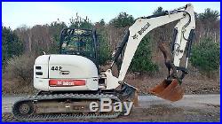2008 Bobcat 442 Excavator Cab Heat A/c Thumb Low Hrs Ready 2 Work In Pa We Ship