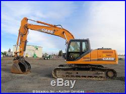 2008 Case CX210B Hydraulic Excavator Q/C Aux Hyd Thumb A/C Heated Cab bidadoo