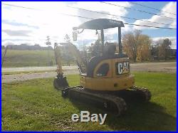 2008 Caterpillar 303C CR Mini Excavator Track Hoe Hydraulic Plumbed Blade Cat
