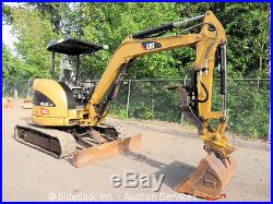 2008 Caterpillar 303.5C CR Mini Excavator Hydraulic Thumb Backfill Blade 3-BKTS