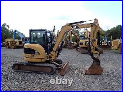 2008 Caterpillar 304C CR Mini Excavator HYDRAULIC THUMB! CAT! Diesel Aux. Hyd