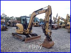 2008 Caterpillar 304C CR Mini Excavator HYDRAULIC THUMB! CAT! Diesel Aux. Hyd