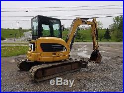 2008 Caterpillar 304C CR Mini Excavator Track Hoe Hydraulic Plumbed Blade Cat AC