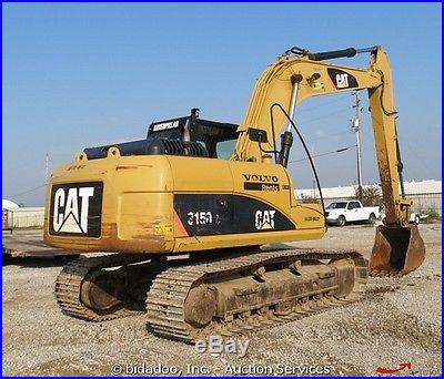 2008 Caterpillar 315DL Excavator Backhoe Cab Heat A/C 36 Bucket bidadoo