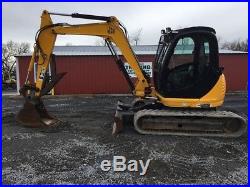 2008 JCB 8080 Midi Excavator with Cab & Thumb