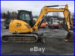 2008 JCB 8080 Midi Excavator with Cab & Thumb